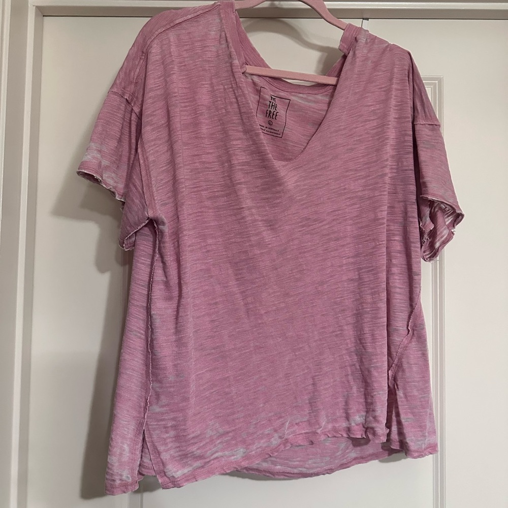 Free people, Pink, See-through but casual top